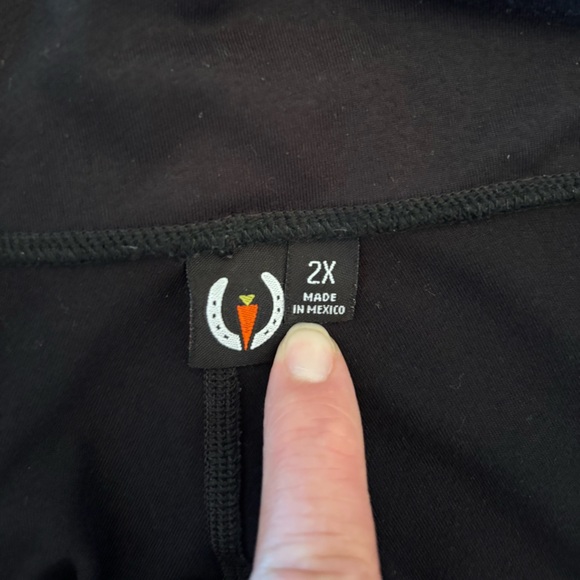 Kerrits Knee Grip Riding Tights with Patterned Detail - Picture 7 of 8